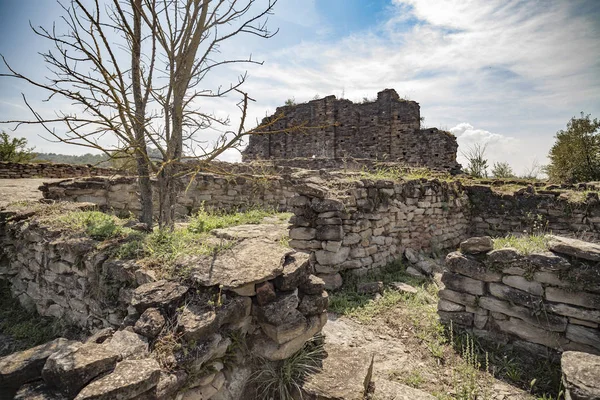 이베리아 L Esquerda로 다 드에서 고고학적 유적은 테, Osona comarca 지역, 지방 바르셀로나, 카탈로니아. — 스톡 사진