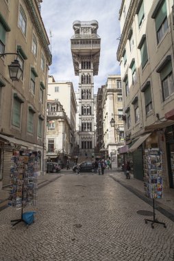  Santa Justa Asansörü, Elevador, Lizbon