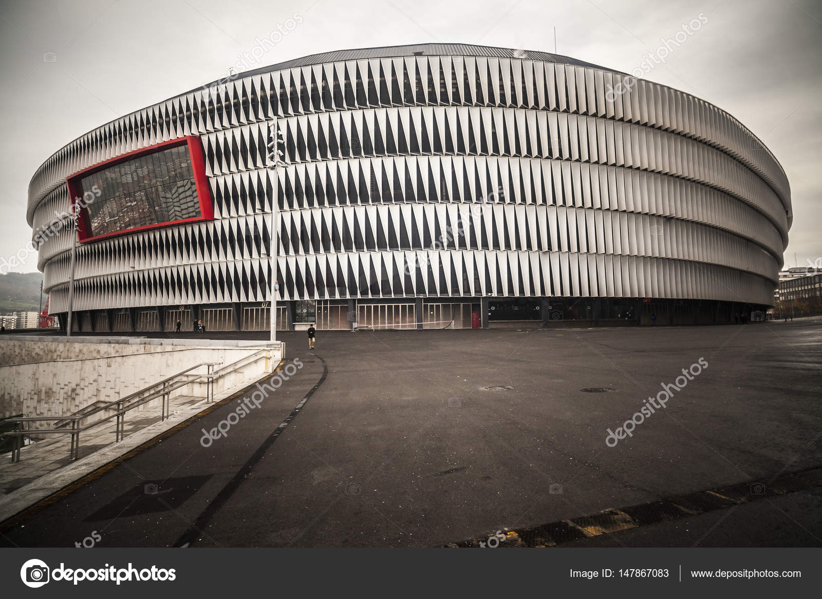 Bilbao San Mames Football Stadium Home Of Athletic De Bilbao Detail Facade Basque Country Stock Editorial Photo C Joanbautista