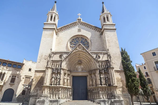 Basilica santa maria, gotischer Stil, Katalonien. — Stockfoto