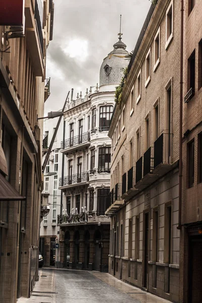 Вид на улицу, центр города, Мурсия, Испания . — стоковое фото