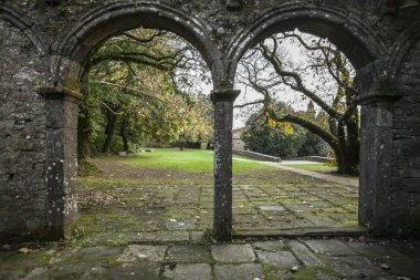 Park, San Domingos de Bonaval.Santiago de Compostela, Galiçya, İspanya.