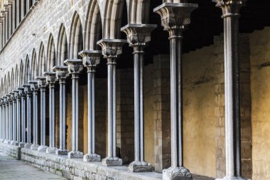 Manastır manastır pedralbes, Barcelona.