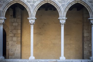 Manastır manastır pedralbes, Barcelona.
