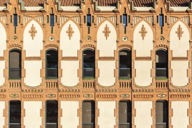 Cosmocaixa, Bilim Müzesi. Binanın, ben körler için bir akıl hastanesi olarak hizmet vermeye Estapa, Josep Domenech tarafından tasarlanmış. Modernist stil. Barcelona.