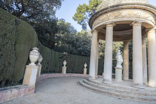 Park a zahrada labyrint, Parc laberint Horta, Barcelona. — Stock fotografie