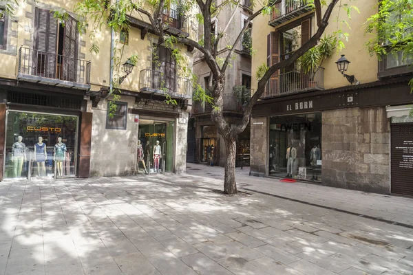 Ulicy w dzielnicy El Born, Barcelona. — Zdjęcie stockowe