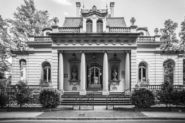 Architecture, Manor house, Alberg Torre Malagrida by Bonaventura Bassegoda.Olot, Catalonia, Spain
.