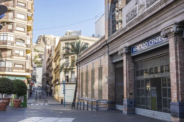 Mercado central, mercat central, Alicante, España . — Foto de Stock