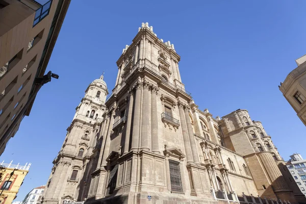 Catedral, centro histórico de Málaga, Espanha . — Fotografia de Stock