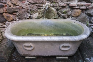  Tarihi bir anıt, La Alcazaba, Saray sur. Malaga, İspanya.