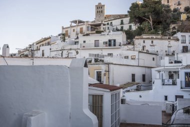 Tarihi alan, Dalt Vila, artırdı kasaba, Unesco Dünya Mirası güçlendirilmiş. Ibiza, İspanya