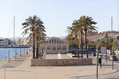 Standart Oda, rıhtım, moll de costa Tarragona, İspanya.