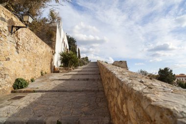 Tarihi merkez, Dalt Vila, Unesco Dünya Mirası alanı, Ibiza, Eivissa, İspanya.