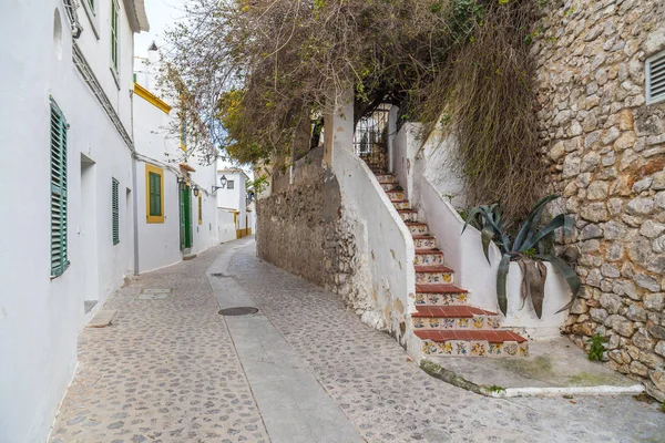 Historické centrum Napoli, Dalt Vila, světového dědictví UNESCO, Ibiza, Ibiza, Španělsko. — Stock fotografie