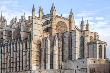 Katedral veya La Seu, Palma de Mallorca, İspanya.