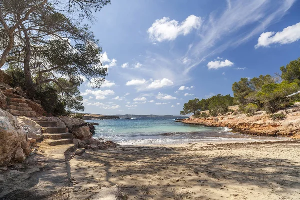 Akdeniz sahil, Cala Gracioneta, kasaba Sant Antoni, Ibiza