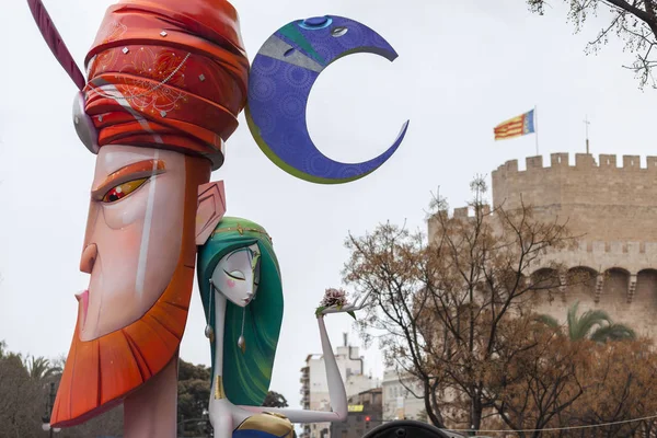 Falles, geleneksel kutlama, unesco untangible kültürel miras, Valencia, İspanya.