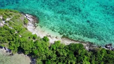 Yılan Adası, El Nido görünümünü hava yetişemeyiz. Palawan Adası, Filipinler