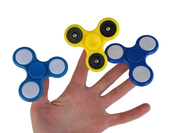 Mano celebración popular fidget juguete spinner . — Foto de Stock