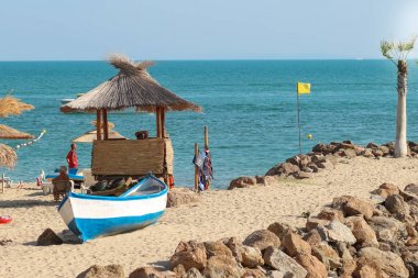Bulgaryy Beach'te. Saint Vlas