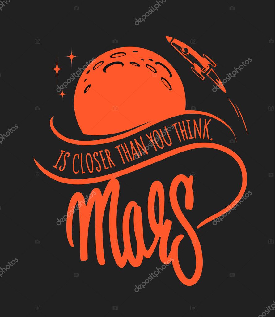 Mars colonization and exploration, For t-shirt and other uses
