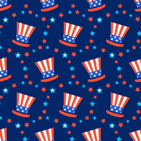 Independence day of America festive seamless pattern background