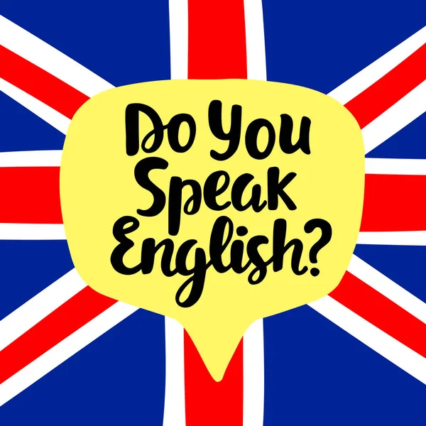 Do you speak english — Stock Vector © tintin75 #41854923