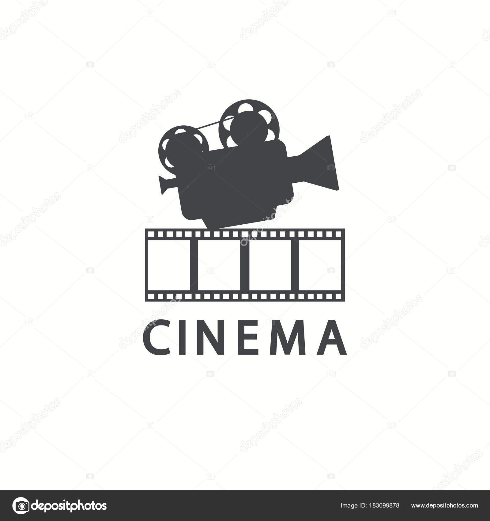 Cinema logo. Vector movie emblem template — Stock Vector © artrise #183099878