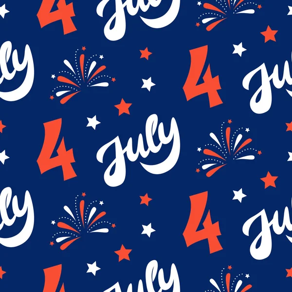 Independence day of America festive seamless pattern background