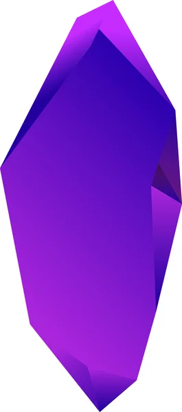 Vektor ungu kristal - Stok Vektor