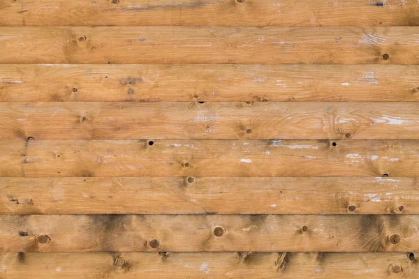 Pared de la casa de madera. Textura marrón — Foto de Stock