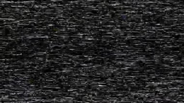 Eski ev video oynarken Tv ekran üzerinde gürültü