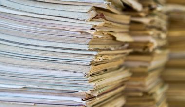 Eski okul Notebook yığını. Çok renkli kapak