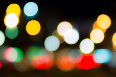 Noel soyut arka plan bulanık. Çok renkli ışıklar. Odaklanmamış görüntü. Noel ağacı garland bulanık içinde.