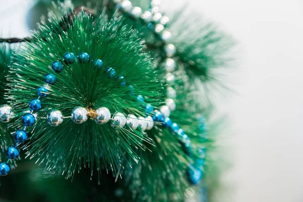 Girlandy Dekorace Vánoční Stromeček Nový Rok — Stock fotografie