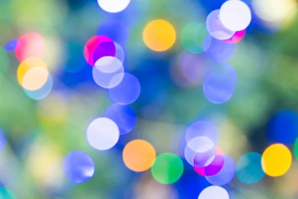 Abstract Blurred Background Decorated Christmas Tree Bokeh Effect — Stock Photo, Image