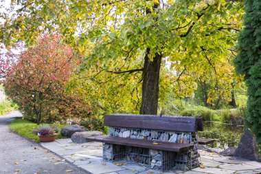 Botanik bahçe içinde güzel bir atmosfer