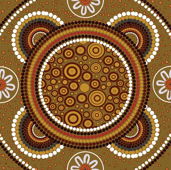 Contexte vectoriel de l'art autochtone . — Image vectorielle