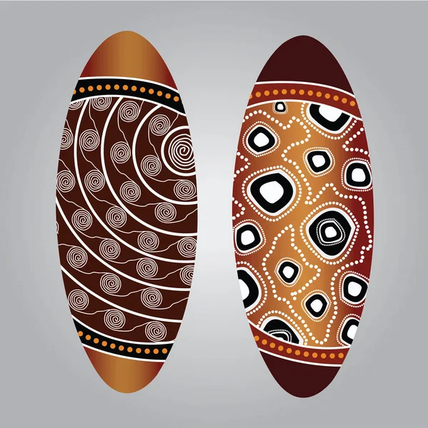 Escudo aborígine (arte vetorial ). —  Vetores de Stock