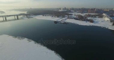 Novosibirsk Ob Nehri Köprüsü