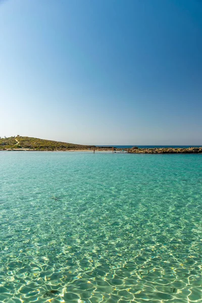 One Most Popular Beaches Cyprus Nissi Beach Well Its Surroundings — 图库照片