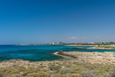 One of the most popular beaches in Cyprus is Nissi Beach, as well as its surroundings.