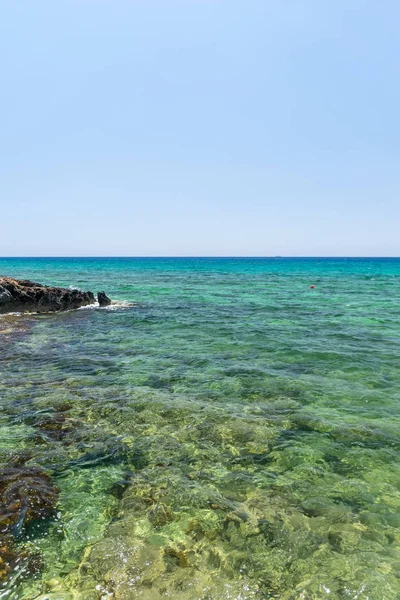 Одним Найбільш Топлярних Пляжів Острові Кіпр Пляж — стокове фото