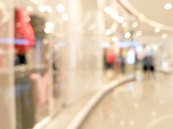 Blurred clothing storefront window display — Stock Photo, Image