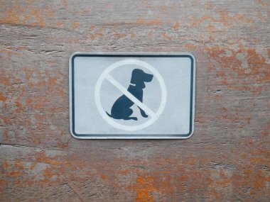 Köpek işareti kapıyı izin yok