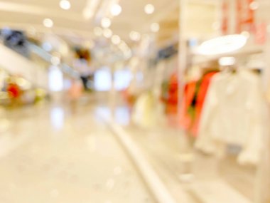 Giyim mağazası Vitrini bulanık