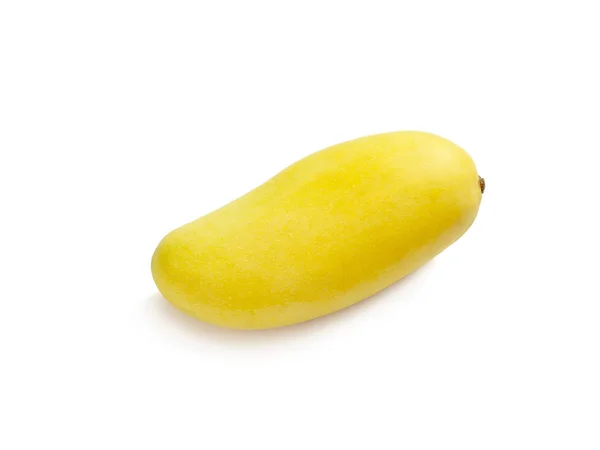 Mango maturo isolato su sfondo bianco — Foto Stock