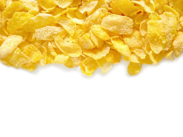 Cornflakes breakfast cereal background — Stock Photo, Image