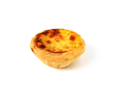 Taze pişmiş yumurta tart veya muhallebi tart 